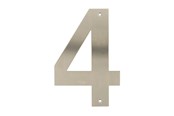 Beslag & Hengsler  - Home>it house number 4 stainless steel - 13018