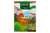 Kreative leker - World of Dinosaurs Super Coloring Book - 46989D