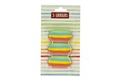 Skrive- & Tegneverktøy - Wins Holland Erasers Rainbow 3 pcs - BTS038