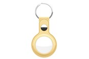 Mobil - Andre tilbehør - KeyBudz Leather Keyring for AirTag - Pastel Yellow - AT_S1_PYL