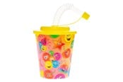 Leketøy - LG-Imports - Cup with Lid and Straw Smiley Face 12pcs. - 8177