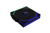 Kabinettvifte - Lian Li UNI FAN TL Wireless LCD Reverse - Kabinettvifte - 120mm - Svart med RGB LED-lys - 31 dBA - G99.12RTLLCD1W1B.00