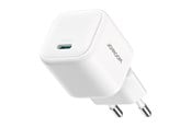 Mobil - Adaptere og ladere - Joyroom JR-TCG08 GaN Mini 20W mains charger (white) - JR-TCG08