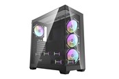 Kabinett - Darkflash DS900 computer case (black) + 7 ARGB fans - Kabinett - Miditower - Svart - DS900 Black + fans