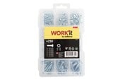 Skruer & Spiker  - Home>it Machine screws and nuts in assortment box with 210 parts - 19689
