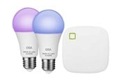 Smarthus - Adurosmart Startpakke 2 E27 RGB + Bridge 16mill. farver 2200-6500k ZigBee - 15066045