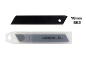 Håndverktøy - Boxer Knife blades 18mm. 10 pcs. CARBON SK2 break off - 32203