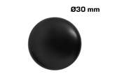 Beslag & Hengsler  - Home>it furniture knob Ø30 x 30 mm matt black - 21216