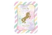 Leketøy - Haza Witbaard - Unicorn Invitations 8pcs. - PC329304