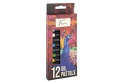 Hobbyartikler - Creative Craft Group Oil pastel box of 12 colors - AR0406/GE