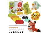 Arts & Crafts - Tilbehør - Craft Sensations CROCHET KIT Crochet kit ANIMALS 4 pcs. - CR1720/GE
