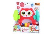 Babyleker - PLAY - Peekaboo Owl Rattle Red - 1578