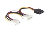 Strømkabel (intern) - DeLOCK SATA Power to 4 PIN Internal Power - 10 cm - 60103