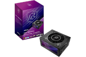 Strømforsyning (PSU) - ASRock PG-1600G Strømforsyning (PSU) - 1600 Watt - 135 mm - ATX 3.1 - 80 Plus Gold sertifisert - 90-UXP160-GFEAAB