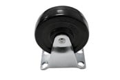 Beslag & Hengsler - Home>it fixed furniture wheel 75 mm black plastic - 5708614112687
