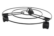 Hageredskaper - Home>it Pot trolley round galvanized black - 5708614921302