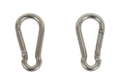 Beslag & Hengsler  - Home>it Fireman’s hook Ø4x40 mm in stainless steel 2 pcs. - 5708614204610