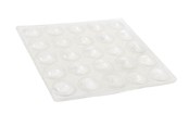 Skruer & Spiker  - Home>it self-adhesive shock absorber Ø8 x 1.5 mm transparent - 5708614116333
