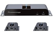 Repeater, forsterkere, bridges og transceivere - Deltaco HDMI Extender 1x2 Splitter over CAT6/6a/7 40m with IR pass-back - LKV712