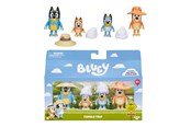 Leketøy - Bluey Holiday Figure 4pk Family Trip - 90267