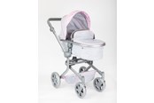 Leketøy - Tiny Treasures Foldable Babydoll Pram - 30572