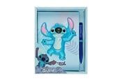 Skoleutstyr - Disney Stitch Squishy Notebook with Pen - STLI2145
