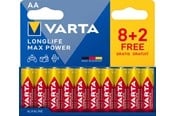 Batteri - VARTA Longlife Max Power AA - 10-Pack - 4706101710