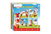 Puslespill - Bambolino Toys - 4in1 Puzzle Jokie 16pcs. Gulv - 960183