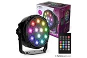 Musikk - Party Funlight Projektør disko lampe med fjernbetjening Ø: 12.6cm - 605208