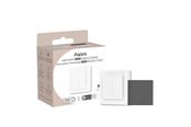 Smarthus - Aqara Light Switch H2 EU (4 Buttons 2 Channels) - White Frame with Dark Grey Buttons - WS-K08D