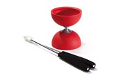 Utendørsleker - Eureka - Rubber Diabolo with Aluminum Sticks - Red - 52515704