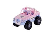 Leketøysbil - Cavallino Toys - Cavallino Jeep Pink with 2 Toy Figures - 3502SF01