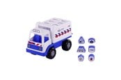 Babyleker - Cavallino Toys - Cavallino Police Truck Shape Sorter with 6 Blocks 26cm - 1425NL01
