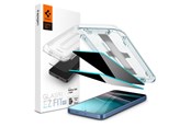 Mobil - Beskyttelsesglass - Spigen Glass tR EZ Fit HD (Privacy) 2 Pack - Samsung Galaxy S25/S24 - AGL09308