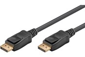 Skjermkabel - Pro DisplayPort 2.1 (DP40) - 3m - Svart - DP40-2.1-3m-black