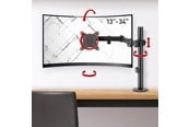 Skjermholder - Barkan Monitor Arm - 1 Monitor13'- 34' - Black - M121T