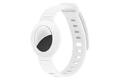 Mobil - Andre tilbehør - Lippa Silicone Wristband for AirTag and Smart Finder - White - LPCOVER0049
