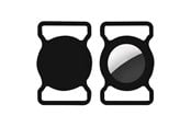 Hund - Lippa Collar Holder for AirTag and Smart Finder – Black - LPCOVER0043