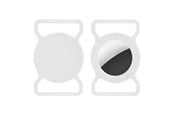 Hund - Lippa Collar Holder for AirTag and Smart Finder - White - LPCOVER0044
