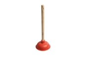 Rengjøring - G.Funder Washing vacuum rubber mop with wooden handle - 5701137001681