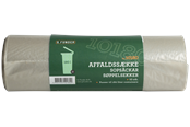 Rengjøring - G.Funder Container garbage bags for 180 liter container clear plastic 10 bags per roll - standard quality - 5701137101800