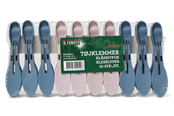Rengjøring - G.Funder Plastic clothespin - 10 pcs. clips in a pack. - 5701137140106