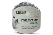 Rengjøring - G.Funder Steel sponge 3 pcs. - 5701137170110