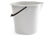 Rengjøring - G.Funder Bucket 10 liters white Danish produced - 5701137195236