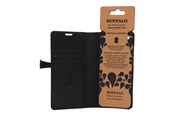 Mobil - Deksel og etui - Buffalo Leather Wallet for Samsung S20 Ultra - Black - 590027