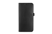 Mobil - Deksel og etui - Buffalo 2-in-1 Leather 3 Card MagSeries iPhone 16 Plus - Black - 590144