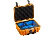 Kameravesker - B&W International Case Type 500 for Insta360 X3 (orange) - 500/O/X3