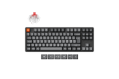 Tastatur - Keychron K8 MAX QMK/VIA Wireless Tri-Mode - Super Red - Gamingtastatur - Uten numpad - Nordisk - Svart - K8M-J1-BO