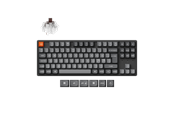 Tastatur - Keychron K8 MAX QMK/VIA Wireless Tri-Mode - Super Brown - Gamingtastatur - Uten numpad - Nordisk - Svart - K8M-J3-BO