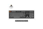 Tastatur - Keychron K10 MAX QMK/VIA Wireless Tri-Mode - Super Brown - Gamingtastatur - Nordisk - Svart - K10M-H3-BO